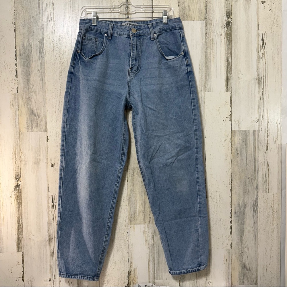 Blue Sky Wide Leg Mom Jeans Light Blue Jeans